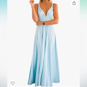 Light Blue Multi Way Maxi Dress